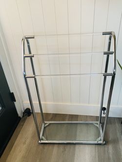 Acrylic Metal towel Holder