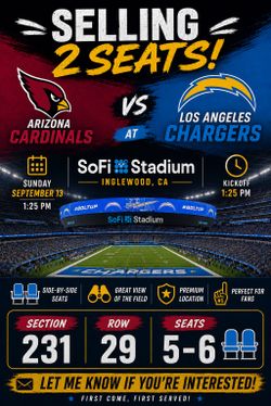 Cardinals vs Chargers