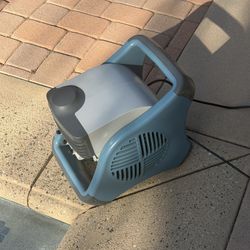 Lasko Misto 15" Outdoor Misting Fan with GFCI Cord and 3 Speeds, 7054, Blue