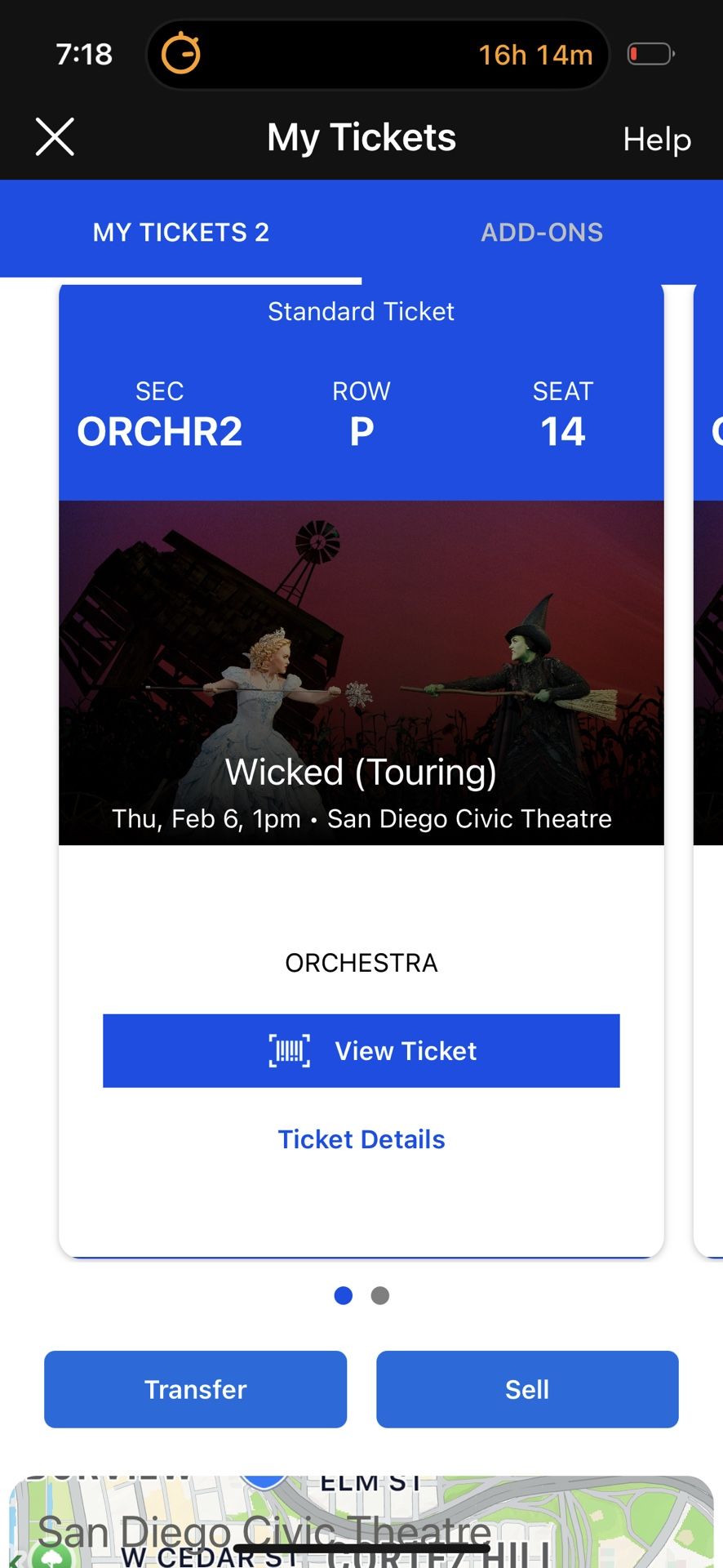 Wicked Tickets Feb 6