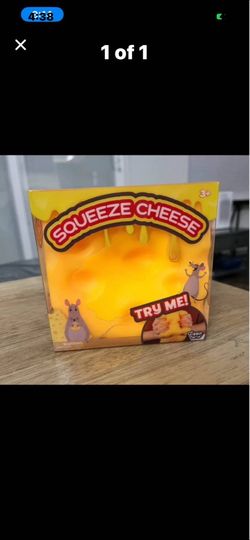 New squeeze cheese durable toy