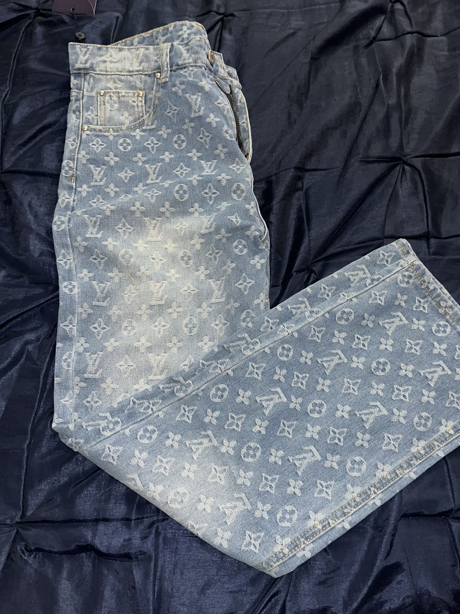 Monogram Denim Jeans