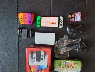 Nintendo Switch OLED White Bundle with Accessories