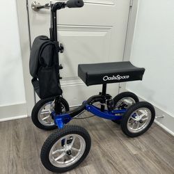 OasisSpace Shock Absorber All Terrain Knee Walker Scooter