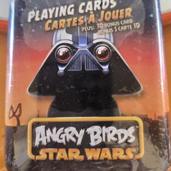 ANGRY BIRDS-STAR WARS PLAYING CARDS IN COLLECTORS TIN