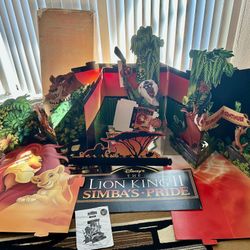 Lion King II Simba’s Pride Standee Cardboard  Promo Disney Movie VHS