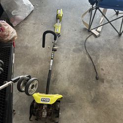 Compressor Pressure , Washer, One Electric Chainsaw, And Weed Eaters