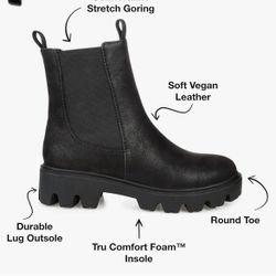 ournee Collection Women's Chelsea Boots