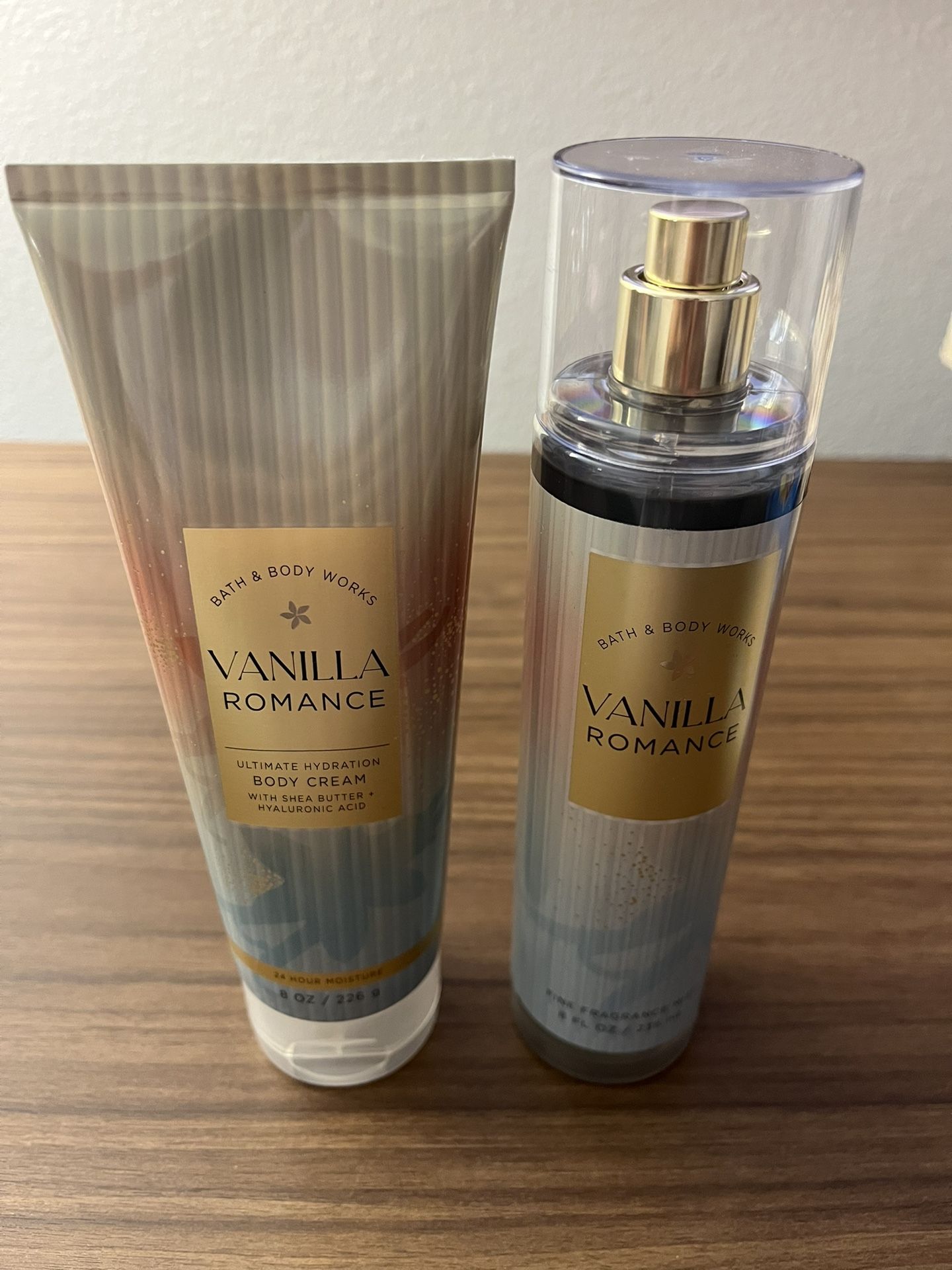 Bath & body works vanilla romance set