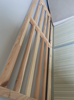 IKEA TARVA Queen Bed Frame - Solid Pine, Complete with Slats