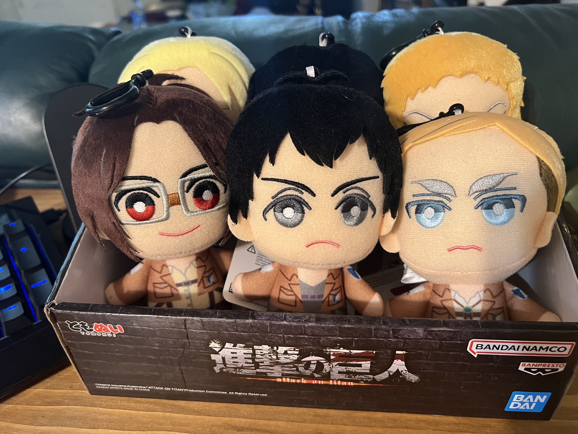 Attack Titan Plushies - 6 To Collect
