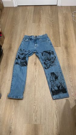 Anime based baggy jeans