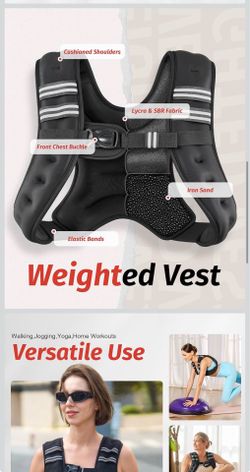 Weighted Vest, 12lb Weight Vest