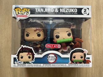Funko Pop! Anime Tanjiro & Nezuko Exclusive 2 Pack 
