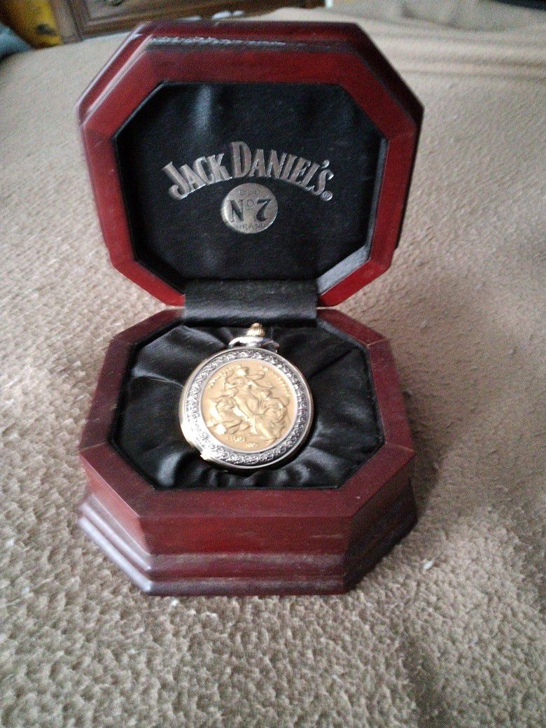 Official Old#7 Pocket Watch. Gold And Silver.