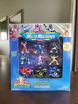 Micro Machines Power Rangers Battle Bike Collector Set, 1994

