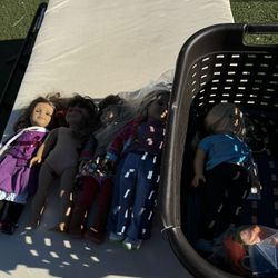 American Doll collection 5 Figures OBO