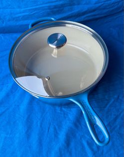 Cast Iron 3.75 qt. Cassadou with Glass Lid