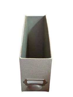 Cloth Vertical Desk File Organizer Magazine Holder w/ Label Holder