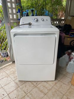 GE White Electric Dryer