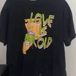 XL “ Love Is Cold “ Spencer’s Graphic Tee T-Shirt