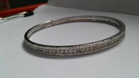 White Gold plated Bracelet