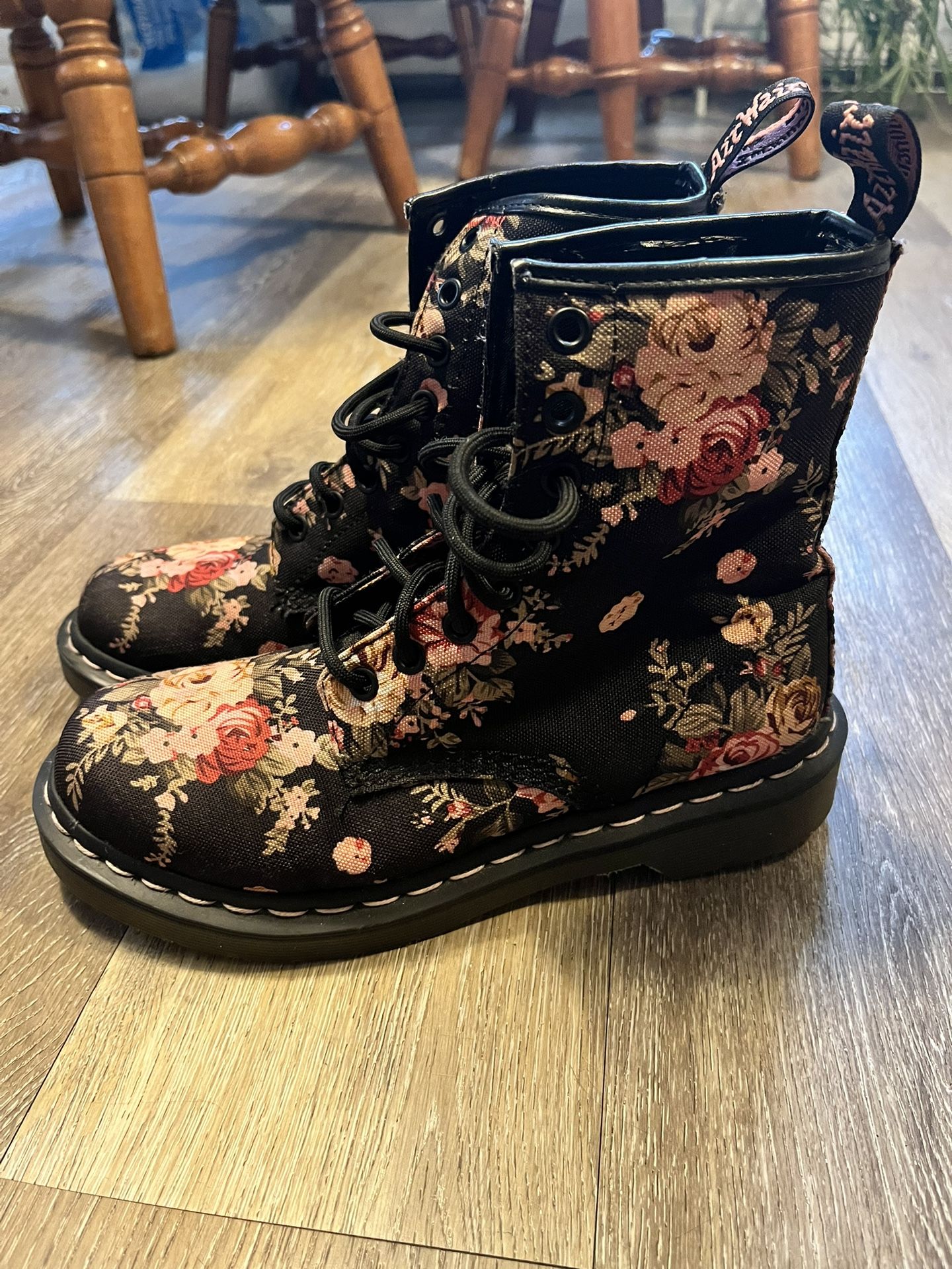 Dr. Martens Floral Boots