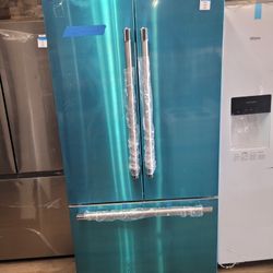 Thermador  Refrigerator   New Open Box  Has Dent  Top Left  Side  Fron Is Perfect. We Are Located Att 17 49 E Main St Bridgeport Connecticut 
