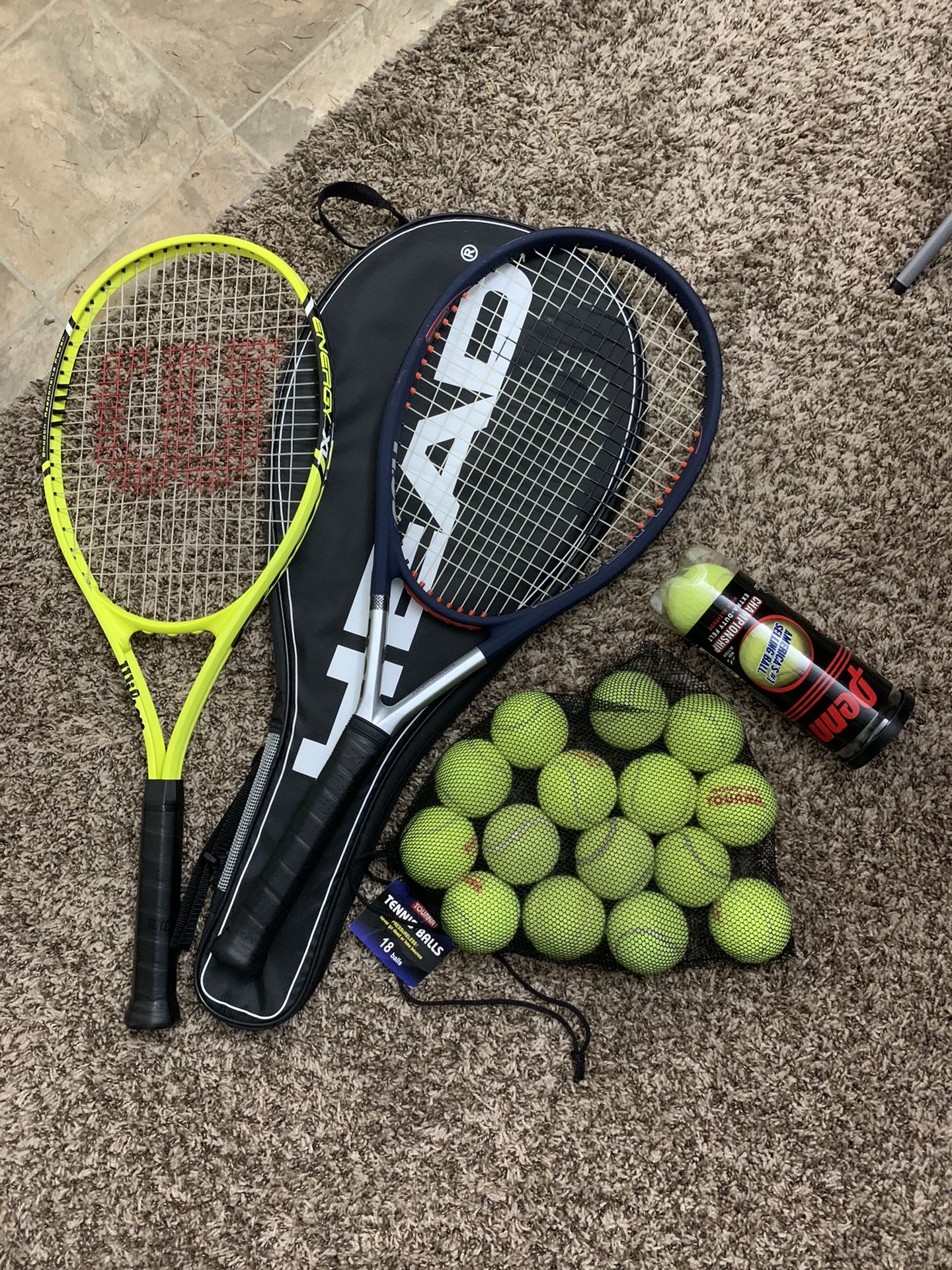 Tennis Rackets And Balls