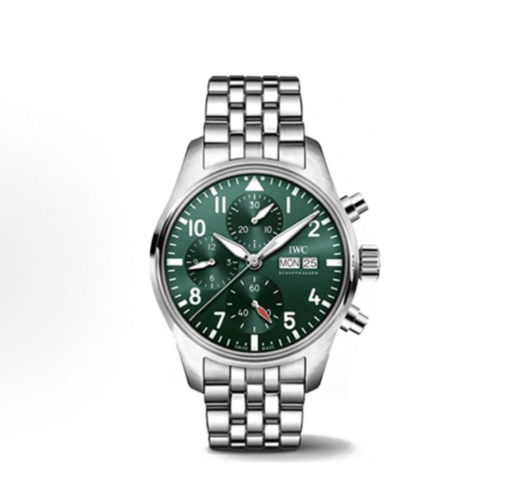 IWC Pilot Series Automatic Mechanical Movement Date Display Day Display Chronograph Waterproof Men's Watch Swiss Watch 41mm 41mm (442)27