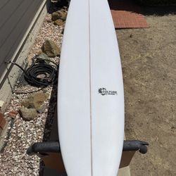 Culture Supply Log Ride 10’0 EPS longboard surfboard with a 2+1 fin setup. NEW