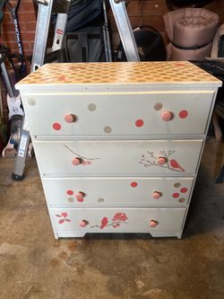 Cute solid wood chest of drawers