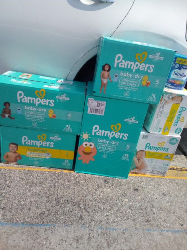 Pamper Brand Baby Diapers 