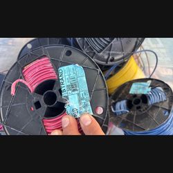 I have 2) whites #12 stranded  2) red #12 stranded  2)blues #12 stranded  2blacks #12 stranded  2) yellows #12 stranded