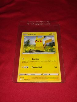2021 Pokemon - Pikachu Game Card - 049/203