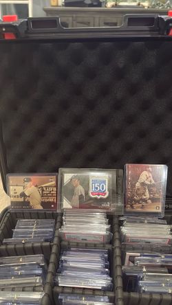 Historic Baseball LOT  Mickey mantel , babe Ruth and AL kaline  150 year commemorative patch