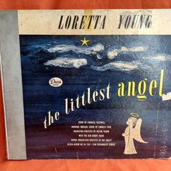 Loretta Young- The Little Angel - Decca Records 78 rpm album - Signed