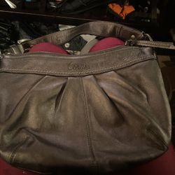 Coach Purse - Metallic Bronze / Gold Color
