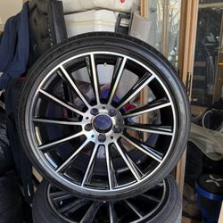 19” Custom Rims and Tires $1300