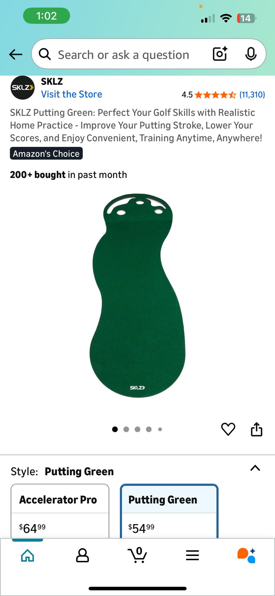 SKLZ Putting Green / Mat