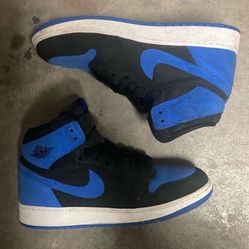 Jordan 1 Mid Blue And Black