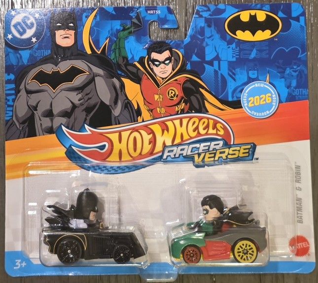 2026 new Hot Wheels RACER VERSE (2-pack) DC Comics BATMAN & ROBIN