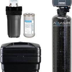 New In Box Aquasure Harmony Series 40,000 Grains Whole House Water Softener with High Performance Automatic Digital Metered Control Head 