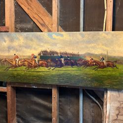 PAINTING - HORSE RACE