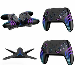 FLIRESY 2 Pack Wireless Switch Controllers with Charging Dock