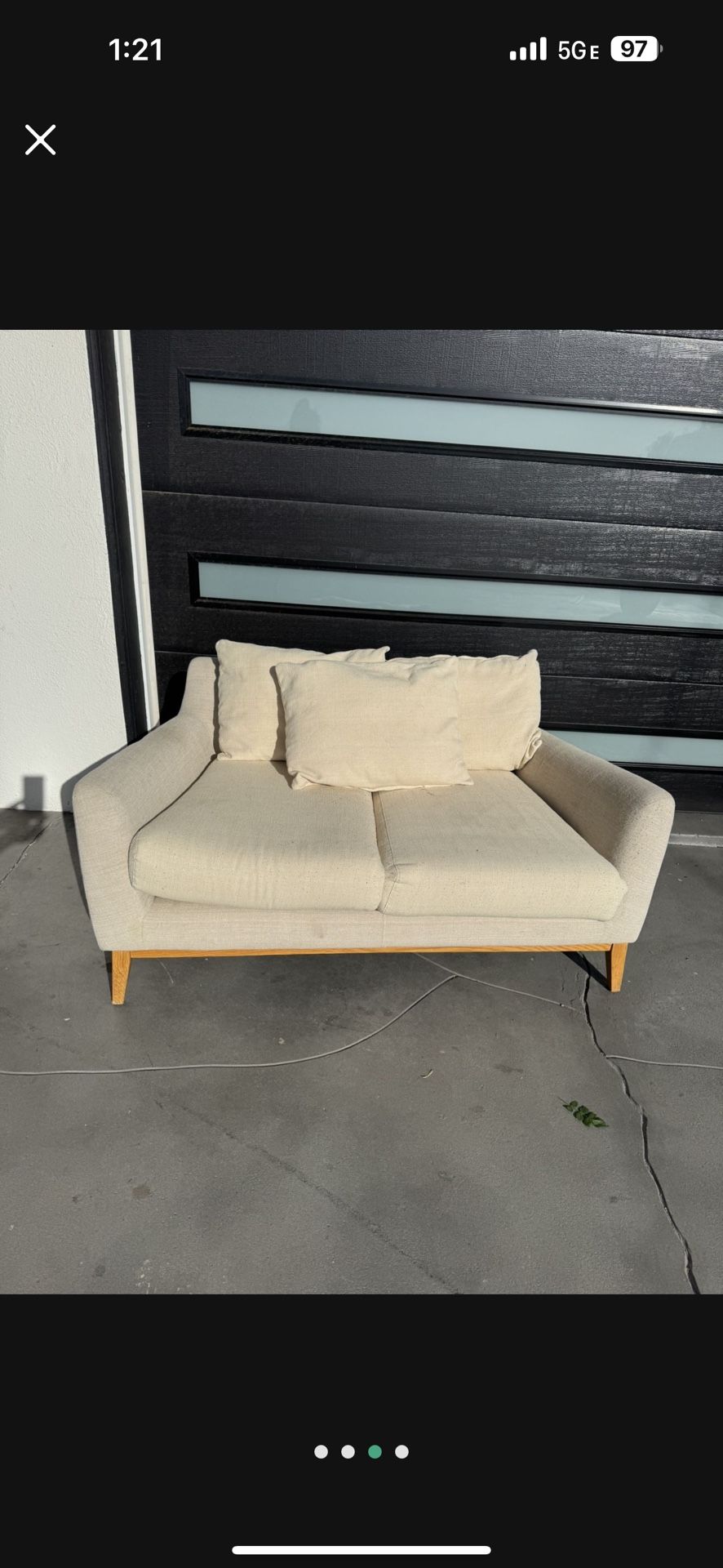 Loveseat, Mid-Century Couch