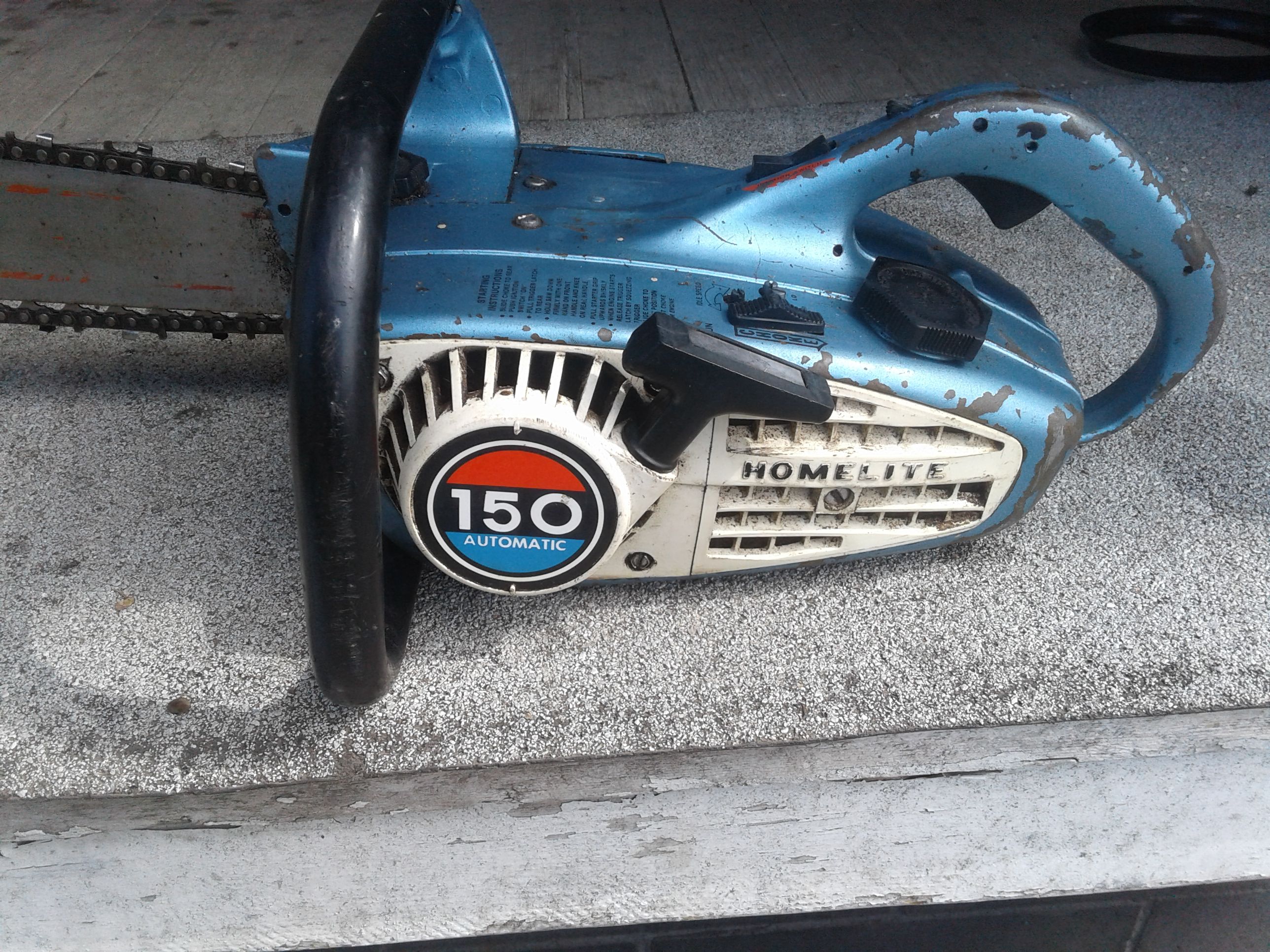 Heavy Equipment Parts Attachments Homelite 150 Automatic Chainsaw Owners Manual Heavy Equipment Parts Accessories