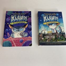 Klawde Evil Alien Warlord Cat Vol 1 And 2 paper cover books
