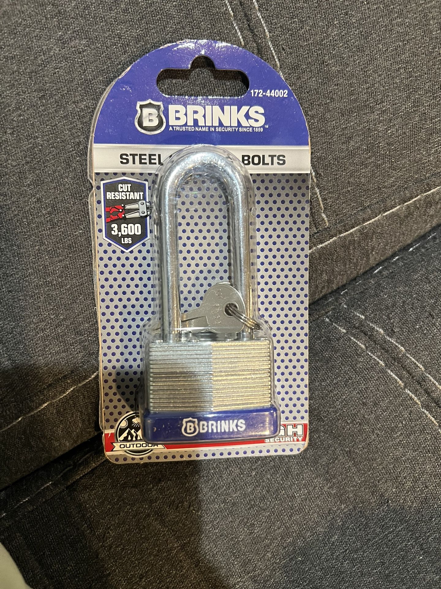 Brinks Laminated Steel Security Lock Brand New
