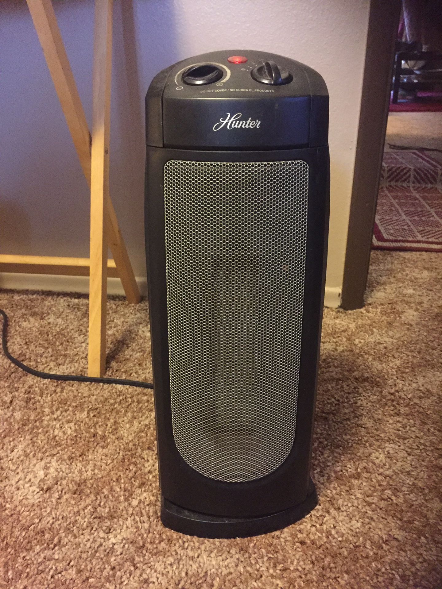 Oscillating space heater